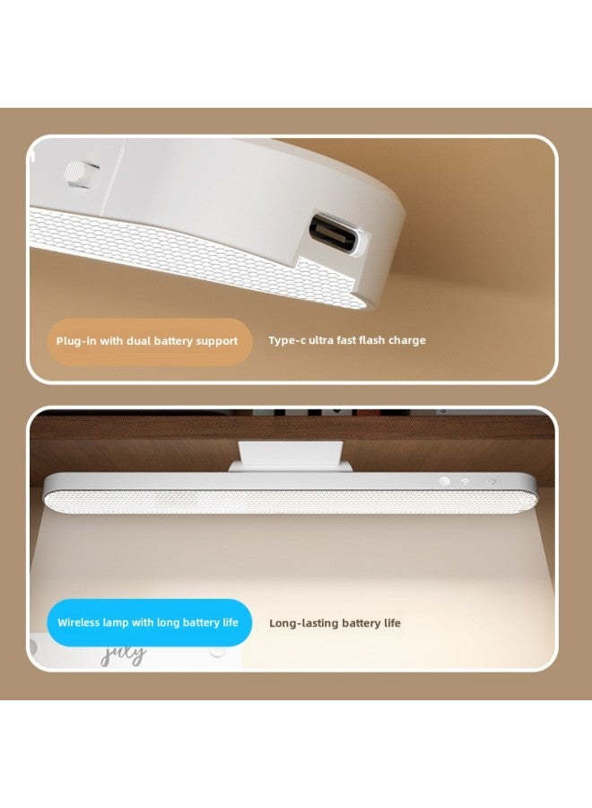 Cool Light Rotating Angle Eye Protection Children Middle School Student Dormitory Bedroom Charging Desk Reading Magnet Adsorption-Specifications:Multifunctional Cool Light 35cm [charging Remote Control Three-gear Dimmable] + Line - Image 5