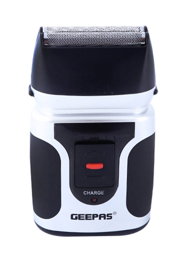 GEEPAS Double-Head Washable Travel Shaver For Men With Ultra-Precise Blade Ergonomic Design, Lightweight, Compact And Portable Design Black/Grey - Image 1