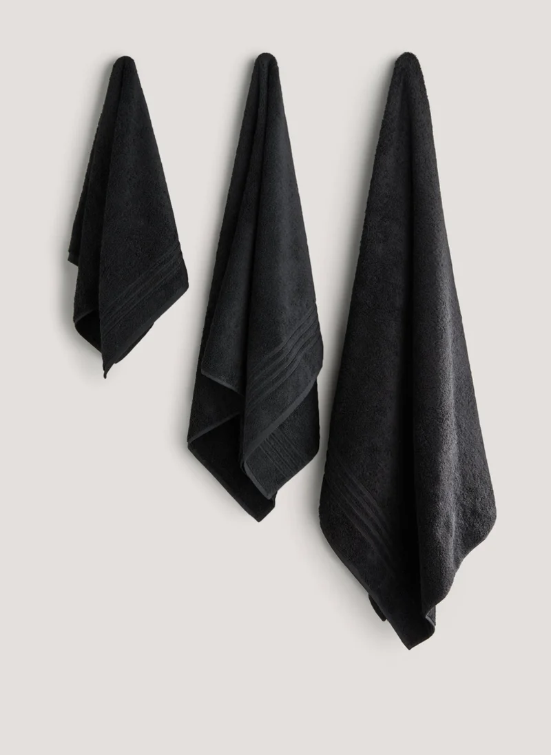 ماتلان Black 100% Egyptian Cotton Towels