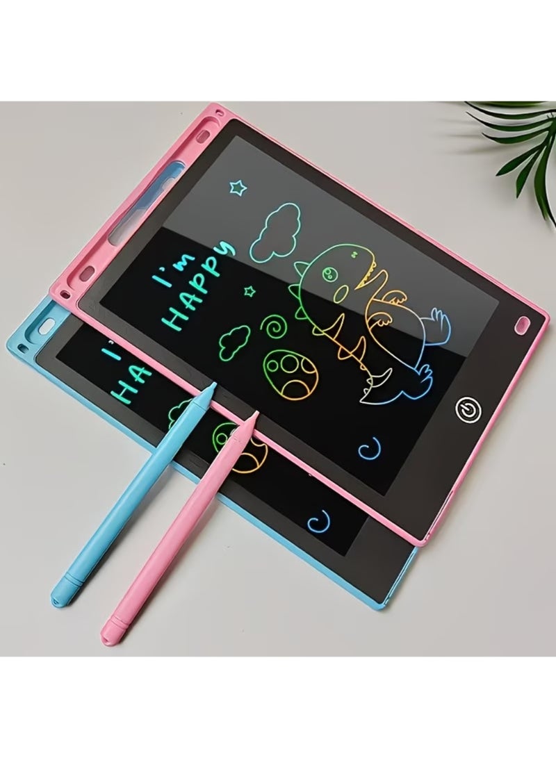 ZedPlay LCD Writing Tablet for Kids, 12 Inch Colorful Doodle Board Drawing Tablet, Educational Learning Toys Birthday Gifts for Boys Girls Age 3 4 5 6 7 8 - Image 2