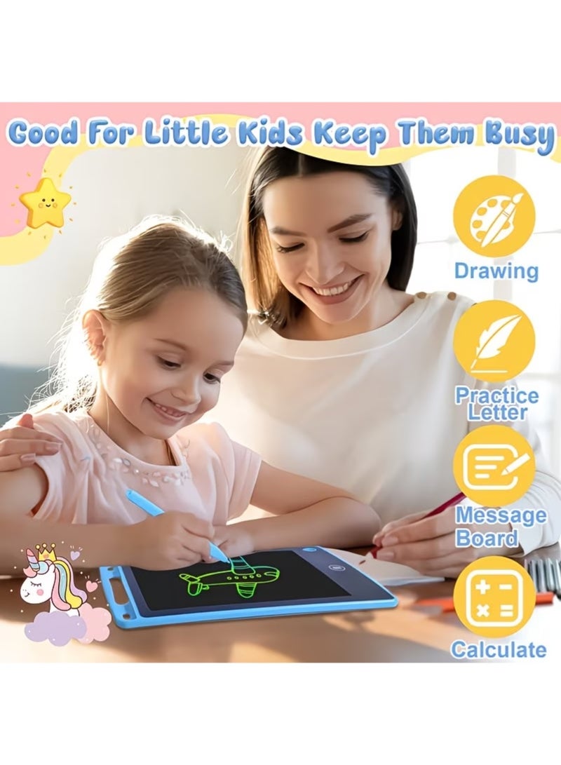 ZedPlay LCD Writing Tablet for Kids, 12 Inch Colorful Doodle Board Drawing Tablet, Educational Learning Toys Birthday Gifts for Boys Girls Age 3 4 5 6 7 8 - Image 5