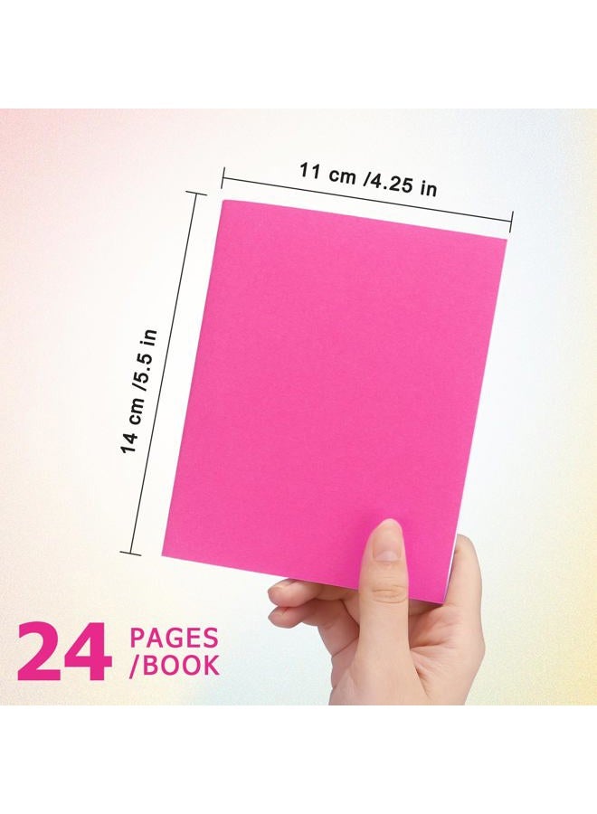 Tamaki 6 Pack Colorful Blank Books for kids to Write, Drawing, Cute Sketchbook for Kid, 6 Colors (4.25 x 5.5 Inches) - Image 3