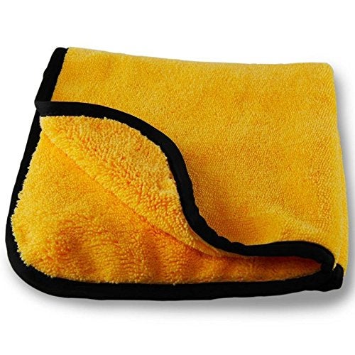 Auto Hub 800 GSM Heavy Microfiber Cloth for Car Cleaning and Detailing, Dual Sided, Extra Thick Plush Microfiber Towel Lint-Free, 40cm x 40cm, Pack of 1, Multicolor - Image 2