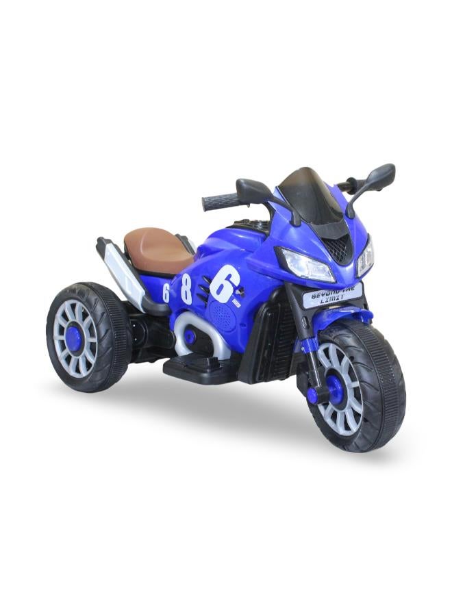 BINO 3-Wheel Motorcycle Ride-On – Blue - Image 1