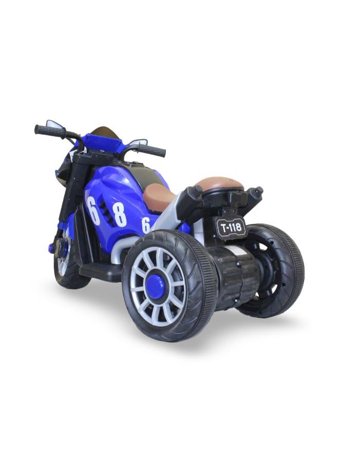 BINO 3-Wheel Motorcycle Ride-On – Blue - Image 2