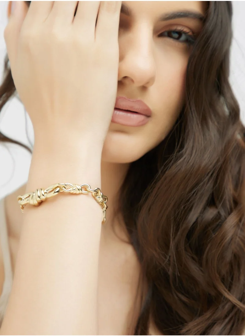 GUESS Loop Chain Fashion Bracelet