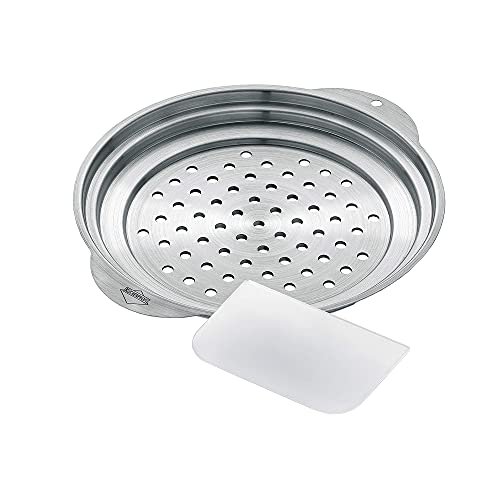 Küchenprofi Spaetzle Lid and Scraper, Stainless-Steel Dumpling Maker and Spaetzle Noodle Maker - Image 1