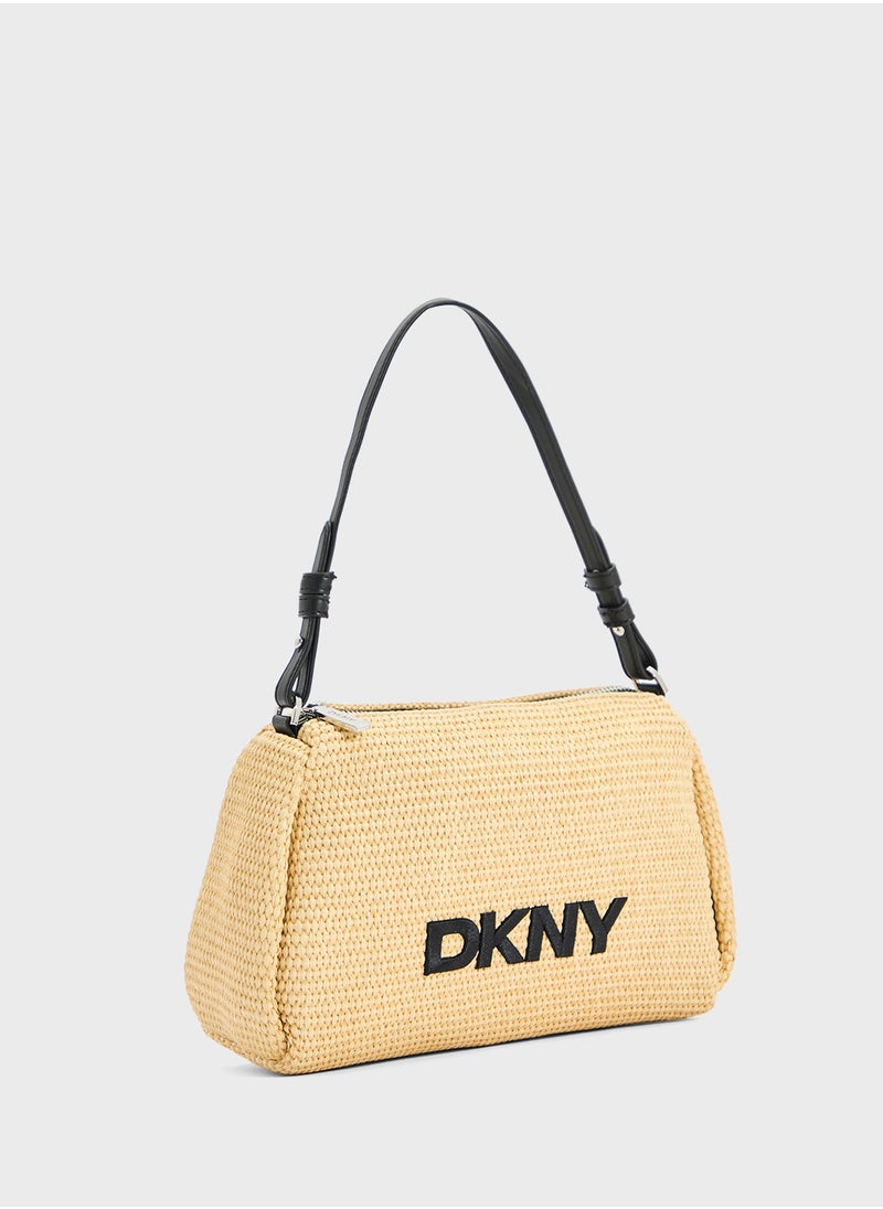 DKNY Remy Logo Chain Detailed Satchel  - Image 3