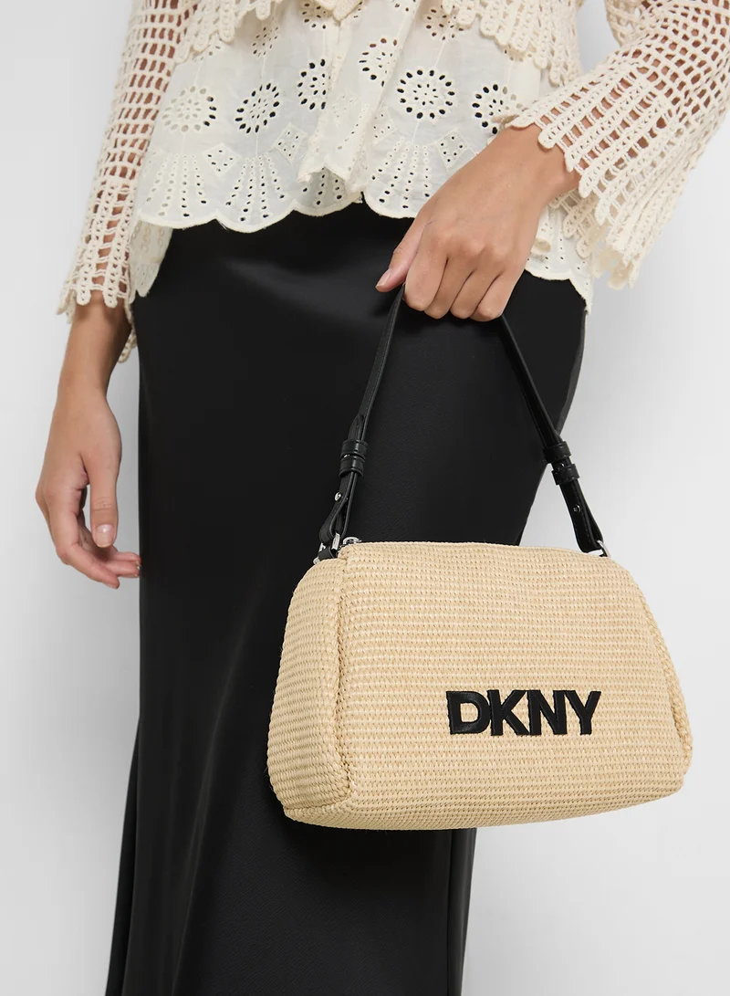 DKNY Remy Logo Chain Detailed Satchel