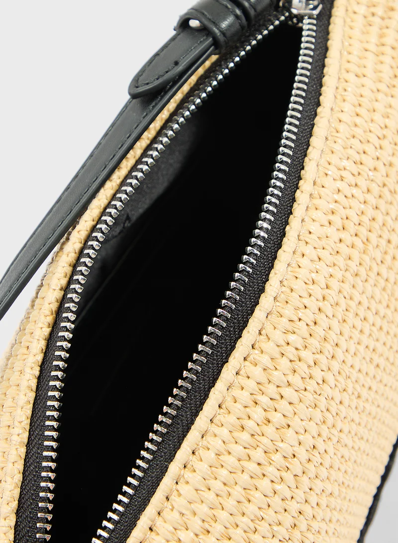 DKNY Remy Logo Chain Detailed Satchel