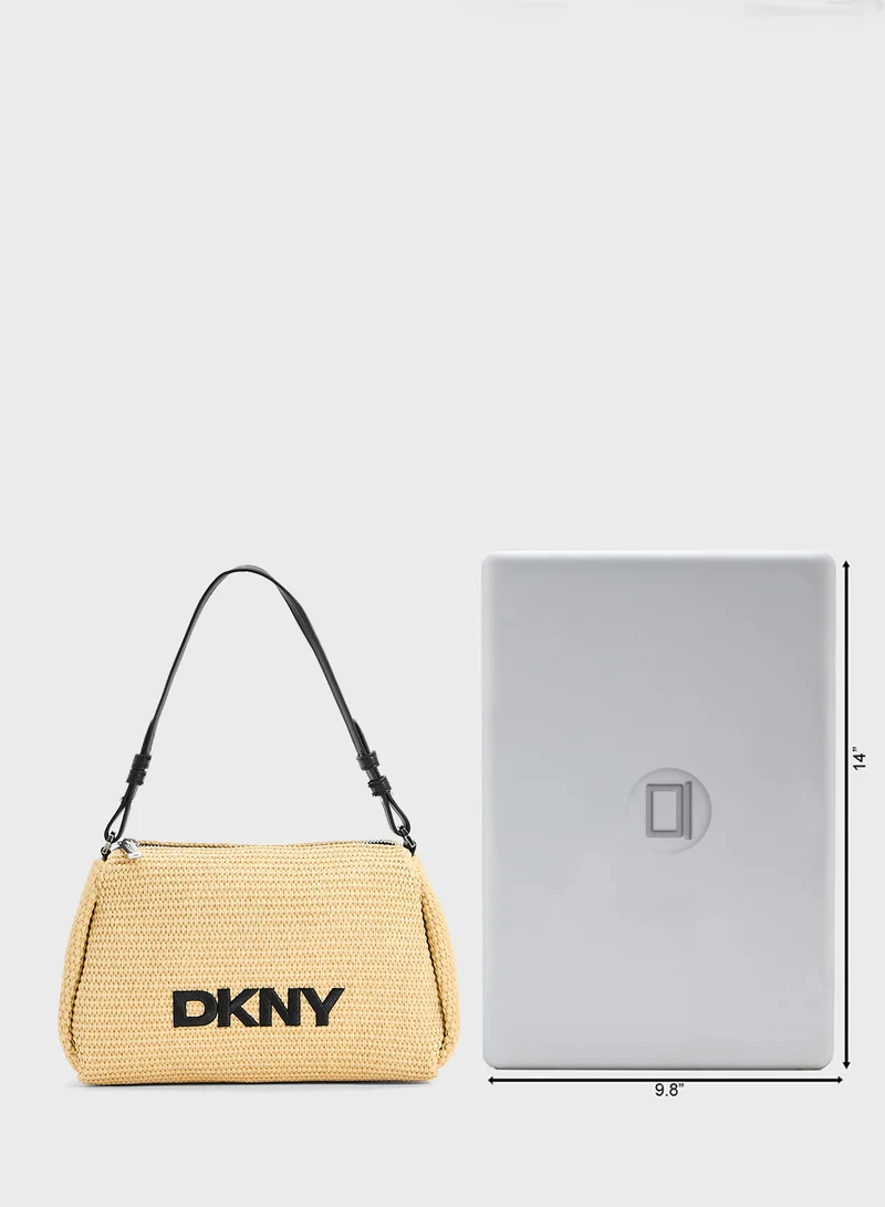 DKNY Remy Logo Chain Detailed Satchel