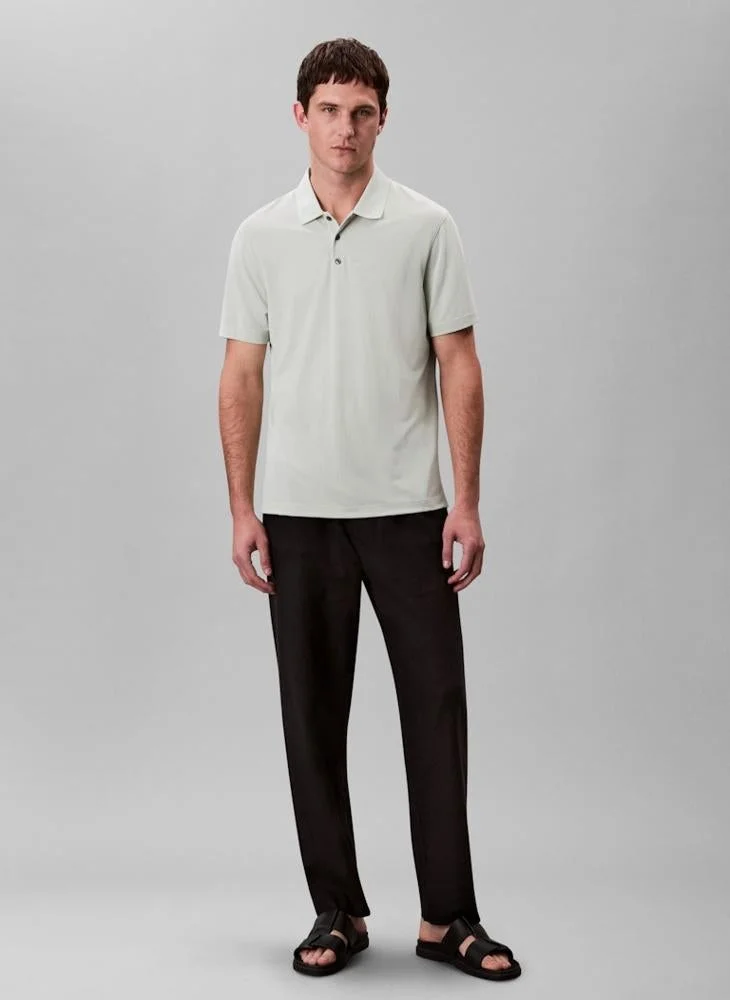 CALVIN KLEIN  Stripe Strech Jacquard Polo for Men | Best Price UAE