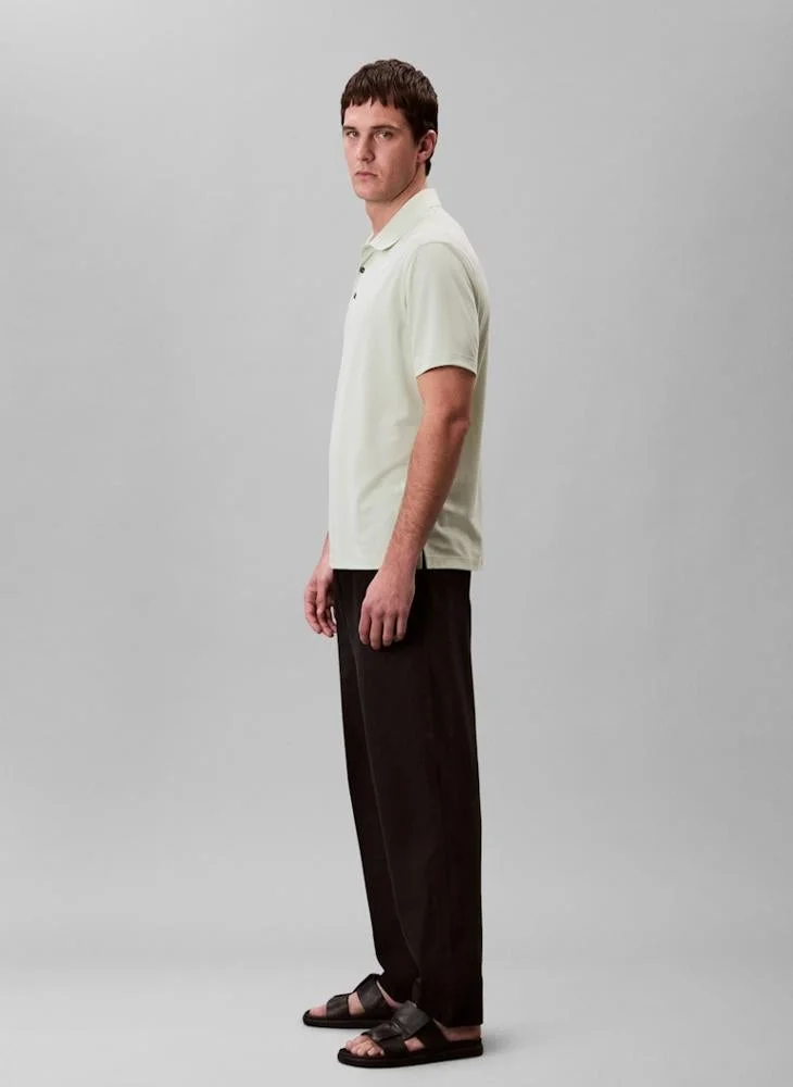CALVIN KLEIN  Stripe Strech Jacquard Polo for Men | Best Price UAE