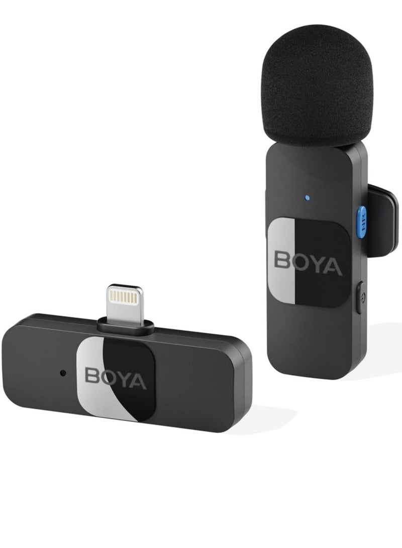 BOYA BY-V1 Ultracompact Wireless Microphone System for iOS Devices (2.4 GHz) - Image 2