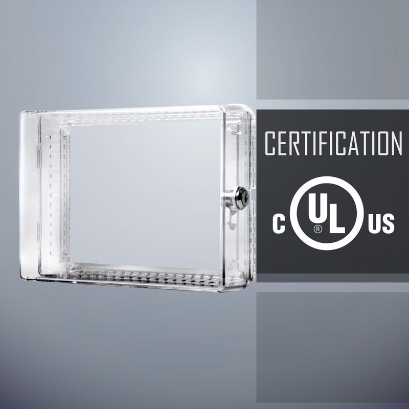 TayMac غطاء ترموستات بلاستيكي تايمك ZTC200 بروفايل منخفض، متوسط، شفاف - Image 2