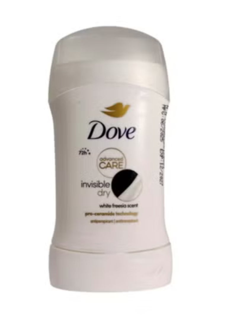 Dove invisible dry white freesia scent antiperspirant deodorant stick 50ml