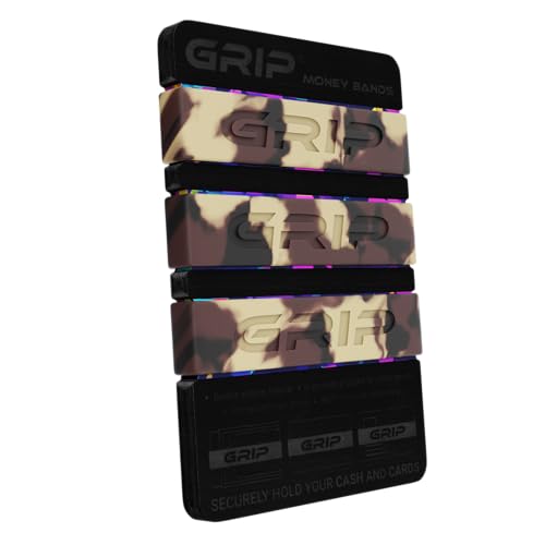 Grip Money Bands (Pack of 3) - BLACK - Premium Silicone Band for Cash & Cards - Slim & Durable Design - Image 2