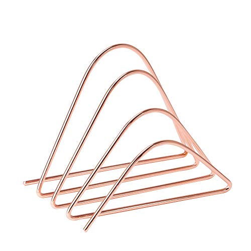 U Brands Desktop Letter Sorter, Rose Gold Wire Metal - 856U06-24 - Image 4