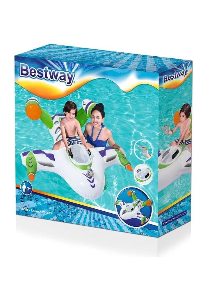 بست واي عوامة سباحة قابلة للنفخ مع قاذف الماء من بيست واي - Image 1