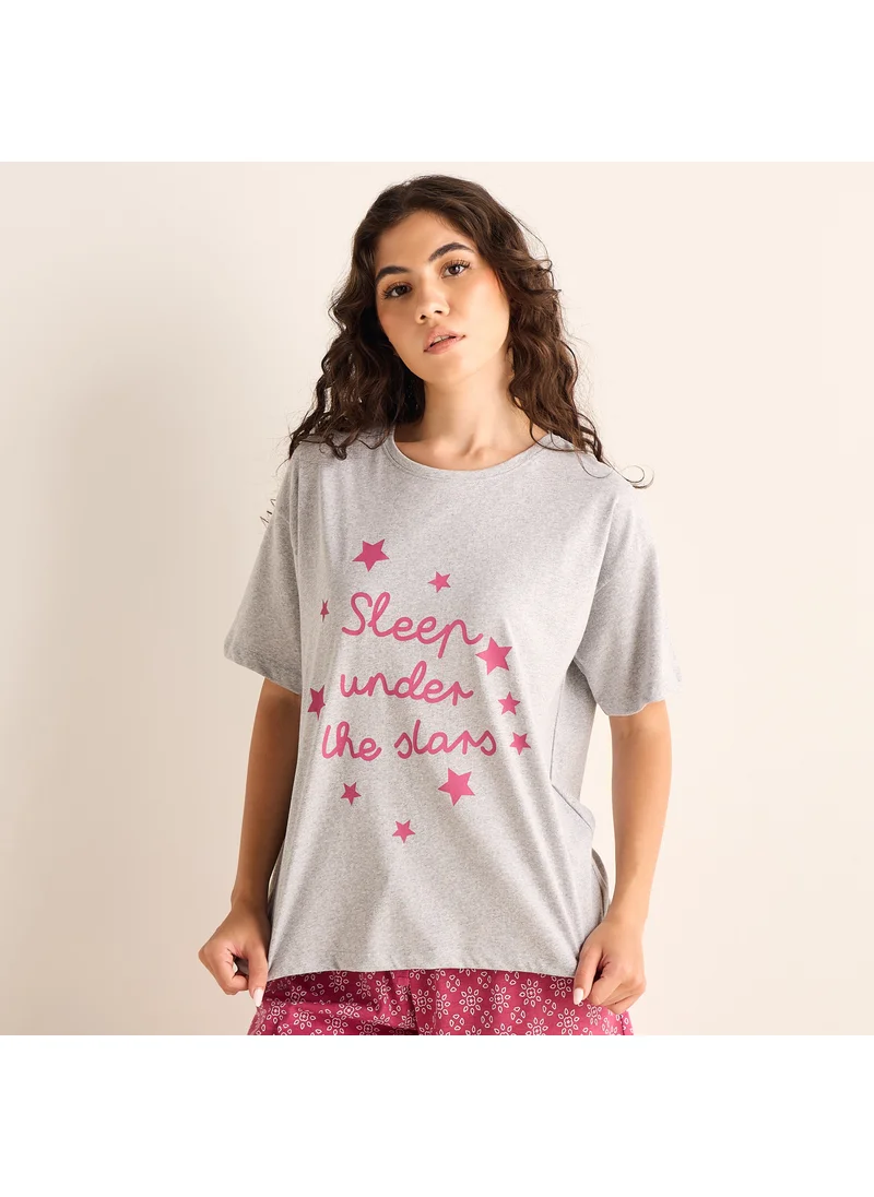 سبلاش فيڤ Printed Shorts Set