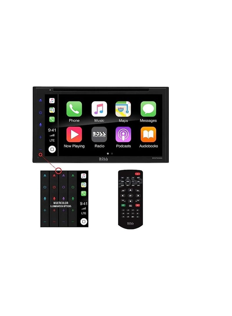 Boss Audio Systems Bluetooth 320W In-Dash Double-Din Featuring 6.75" 171mm. Capacitive Touchscreen DVD MP3 CD AM FM RECEIVER (BVCP9690A) - Image 1