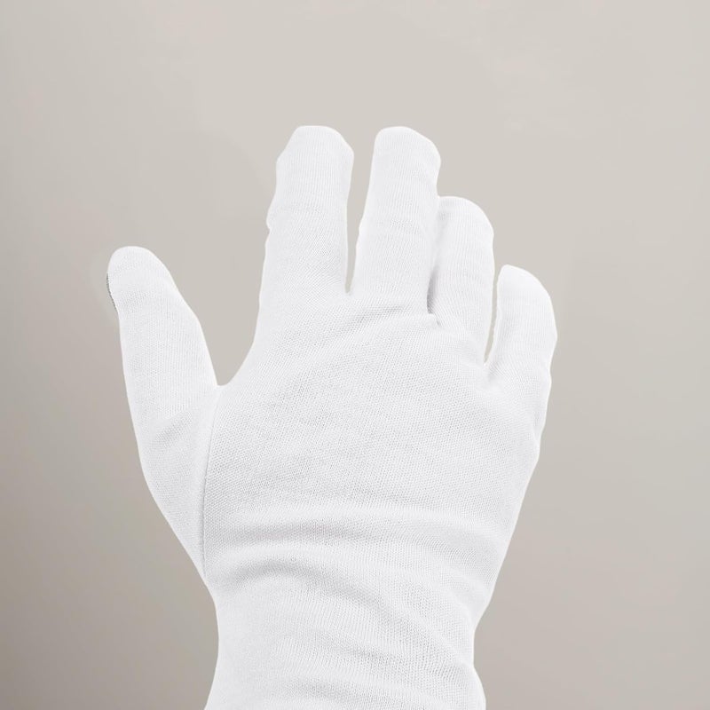 VICASKY Cotton Moisturizing Gloves for Dry Hands 2 Pairs Overnight Sleep Gloves with Touchscreen Compatibility for Hand Care - Image 5