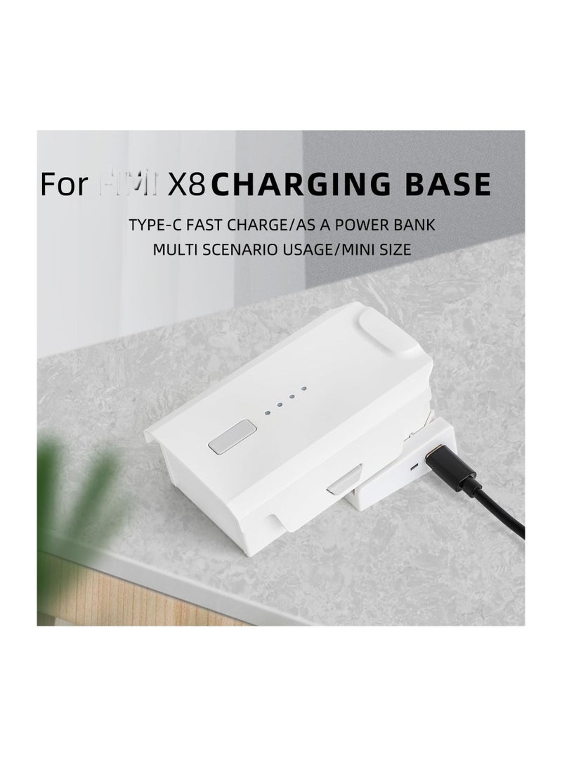 SYOSI - Fit for Intelligent Battery Charger Base For Fimi X8 Se 2022, Mini Portable Charging Dock for Fimi X8 Se 2022, Charging Butler Discharger Charger Station Drone Accessories, Portable(1 Pack) - Image 1