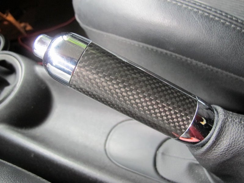 ATEX Carbon Fiber Handbrake Emergency Brake Cover for COOPER MK2 R55/R56 2007 2008 2009 2010 2011 2012 2013 - Image 4