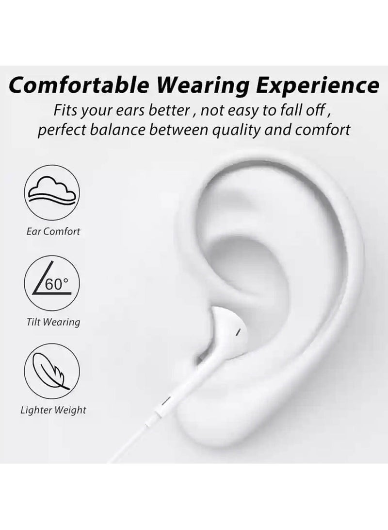 Fend F75 USB Type C Earbuds With High Bass Sound Quality Multi Functional Button Control and HD Clear Microphone Designed For iPhone 15 Series - Image 5