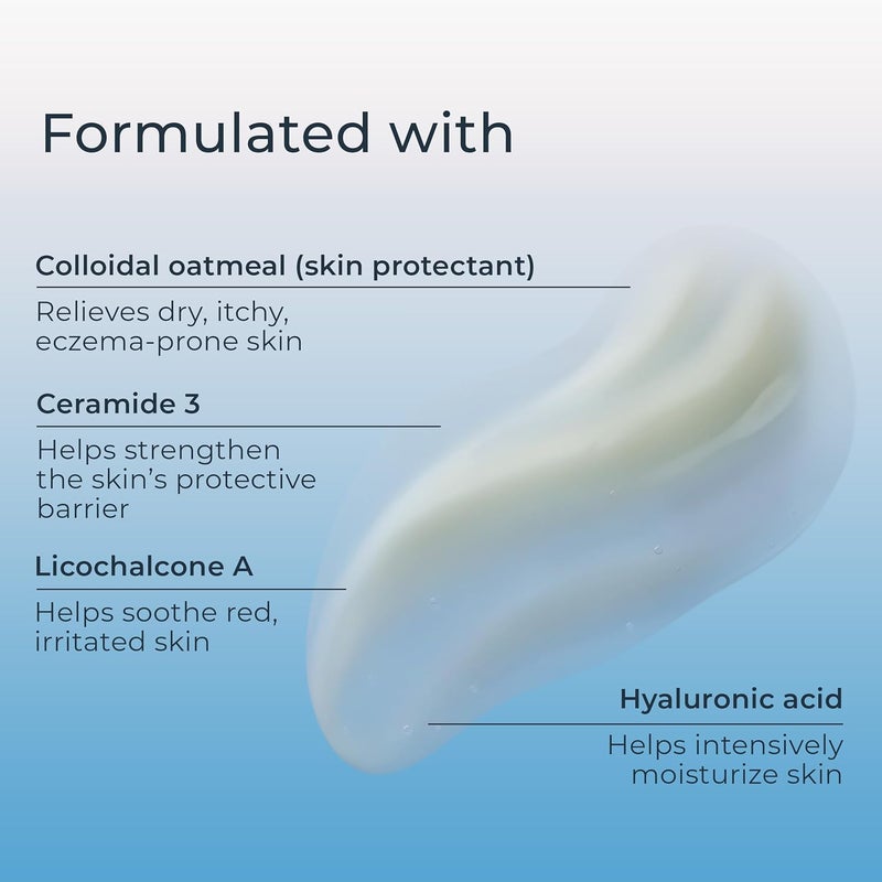 Eucerin Baby Eczema Relief Hydrogel for Dry Itchy EczemaProne Skin with Colloidal Oatmeal Hypoallergenic Fragrance Free and Steroid Free Body Moisturizer for Babies 5 Fl Oz Tube - Image 4