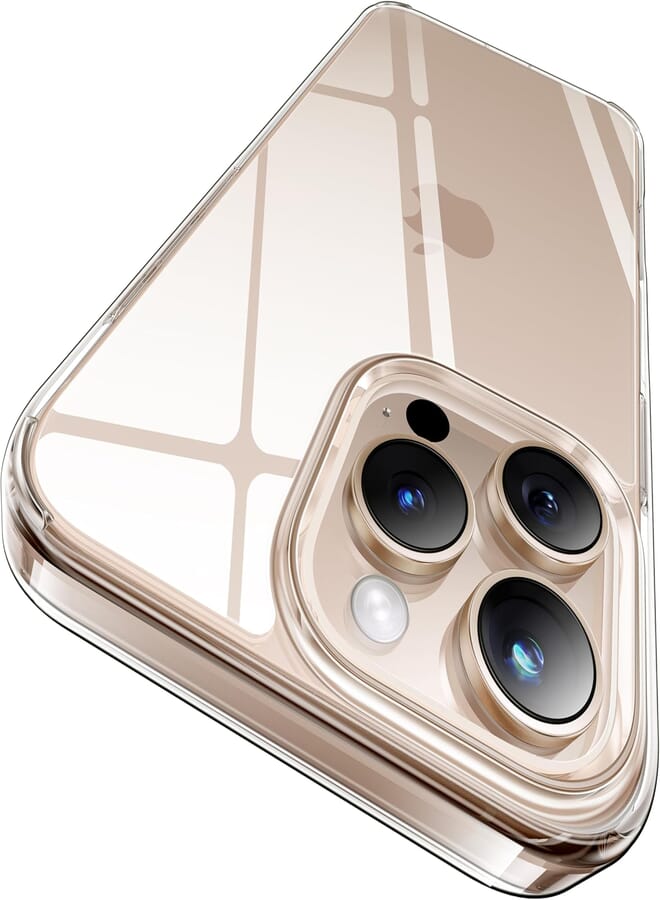 CASEKOO Designed for iPhone 16 Pro Max Case Crystal Clear, [Never Yellow Technology] [12FT Mil-Grade Protection] Transparent Slim Cover Women Men for iPhone 16 ProMax Phone Case 6.9 inch, Clear