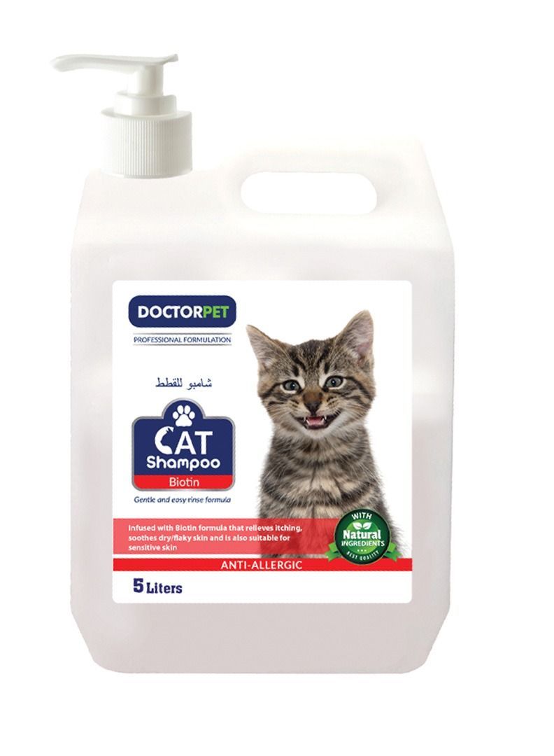 DoctorPet Cat Shampoo Biotin 5L