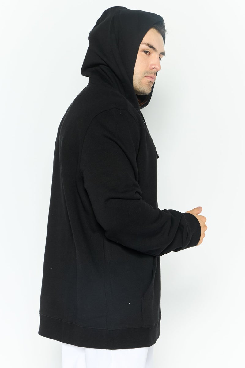 Hurley Men Sportswear Fit Outdoor Hoodie, Black - Image 3