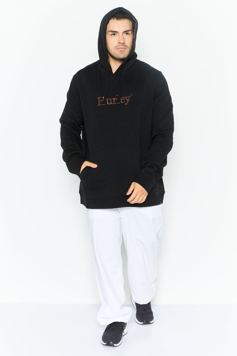 Hurley Men Sportswear Fit Outdoor Hoodie, Black - Image 4