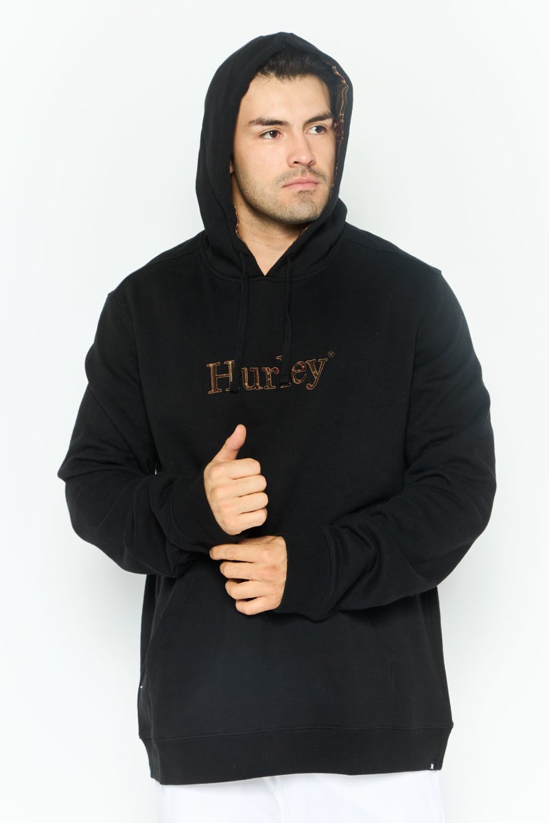 Hurley Men Sportswear Fit Outdoor Hoodie, Black - Image 1