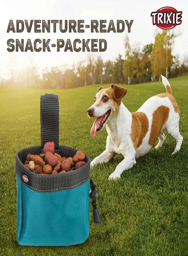 Trixie: - Baggy Snack Bag, Assorted | | Made with Durable Polyester Perfect to Carry on Pet Adventures | Attaches to Your Belt with a Clip and Loop Feature - 8 × 10 cm - Image 3