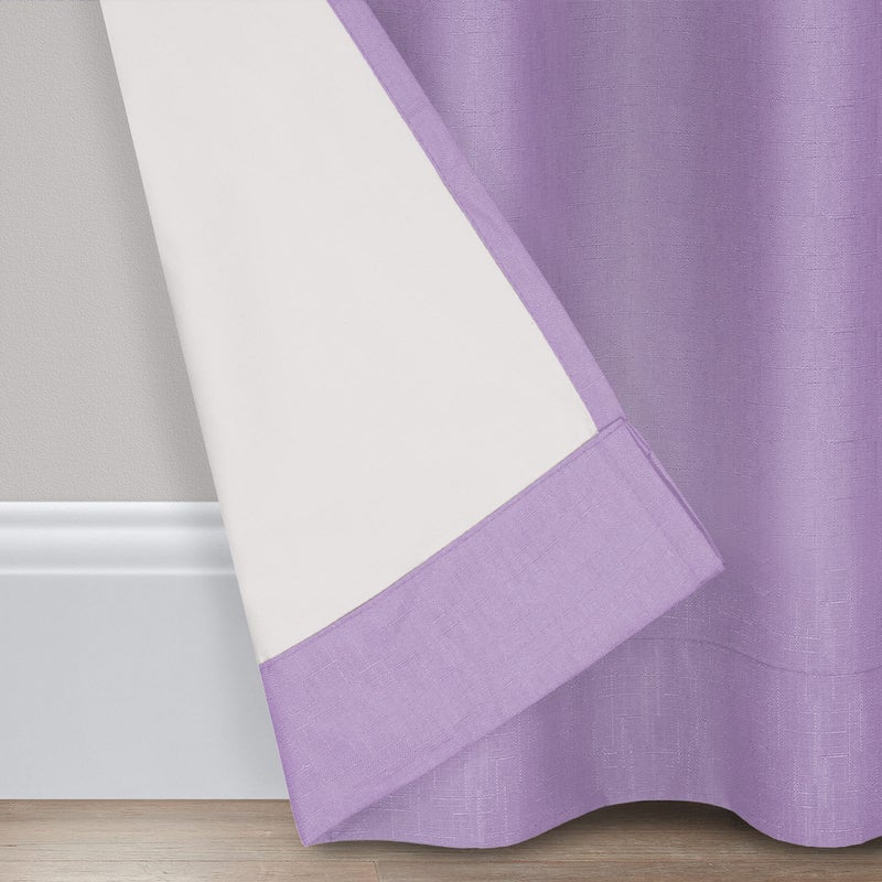 إكليبس Eclipse Kendall Modern Blackout Thermal Rod Pocket Window Starting لغرفة النوم أو غرفة المعيشة (لوحة واحدة) 42 × 84 - Image 4