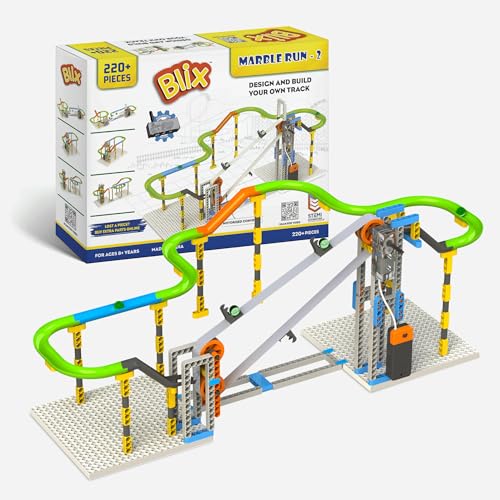 Blix Marble Run 2 | Motorised Conveyor, 4+Models, Age-8+, Best Gift for Kids - Image 1