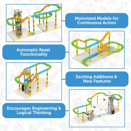 Blix Marble Run 2 | Motorised Conveyor, 4+Models, Age-8+, Best Gift for Kids - Image 2