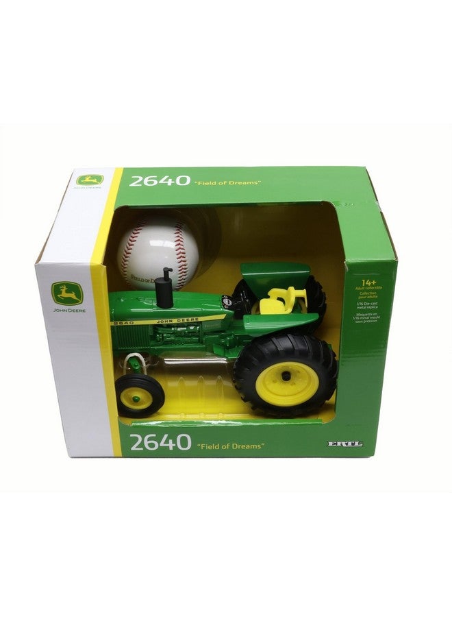 John Deere ERTL John Deere Limited Edition Field of Dreams Collectible Tractor Toy - 1:16 Scale - Includes Baseball with Field of Dreams Logo -Toy Tractors and Baseball Gifts - Farm Toys and Movie Memorabilia - Image 5