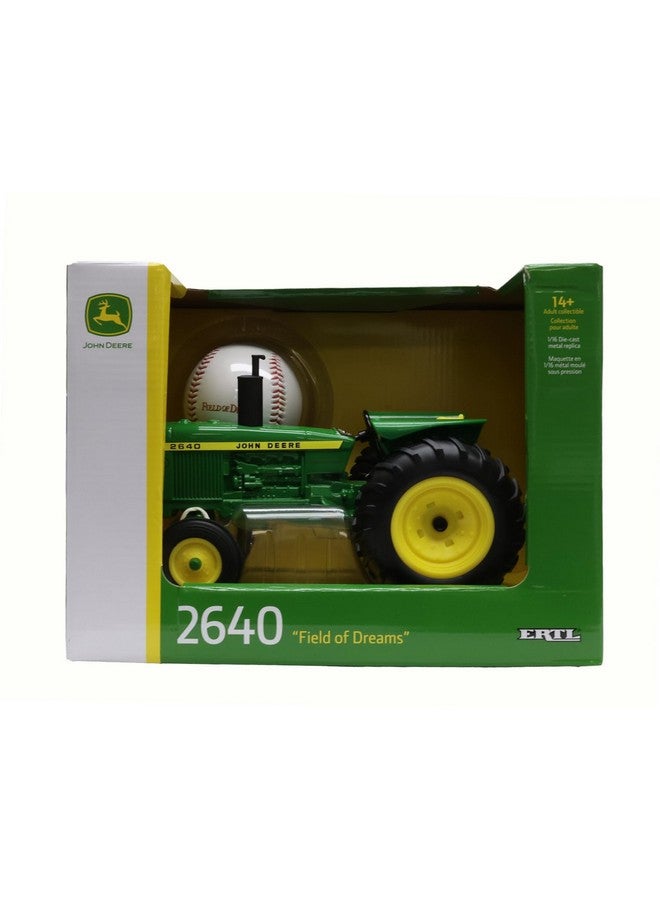 John Deere ERTL John Deere Limited Edition Field of Dreams Collectible Tractor Toy - 1:16 Scale - Includes Baseball with Field of Dreams Logo -Toy Tractors and Baseball Gifts - Farm Toys and Movie Memorabilia - Image 4