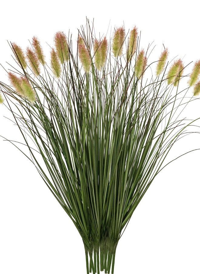 Ttranewsoo Artificial Plants,Artificial Shrubs Wheat Grass Greenery,Artificial Greenery Stems Fake Outdoor Plants for Home Decor,Fake Tall Grass Artificial Grass Plant for Outdoor Indoor Decor - Image 1