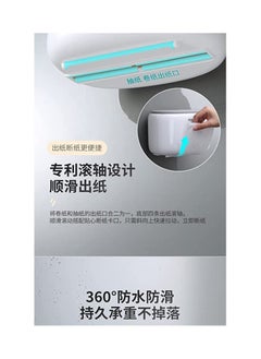 Spaceshoop Wall Mounted Waterproof Toilet Paper Holder Shelf Multifunctional Storage Box for Toilet Paper Bathroom Toilet Accessories  - Image 4