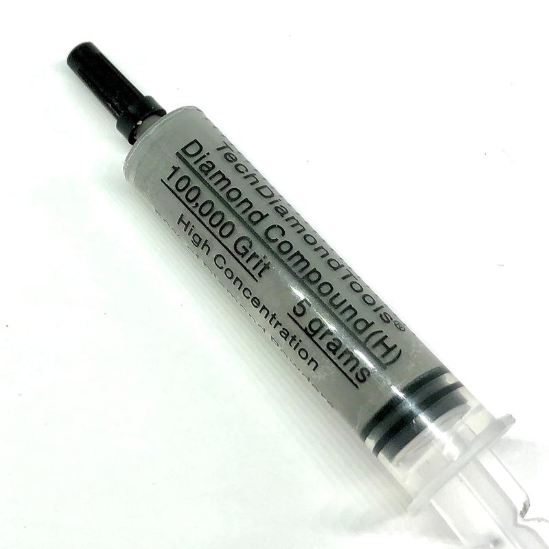 TechDiamondTools Diamond Polishing Compound Polishing Paste USA Made 100,000 Grit 0-0.25 Micron for Marble Glass Metal Rock Jewelry Resin Silver Chrome Gemstone with High Concentration Diamond Powder - Image 1