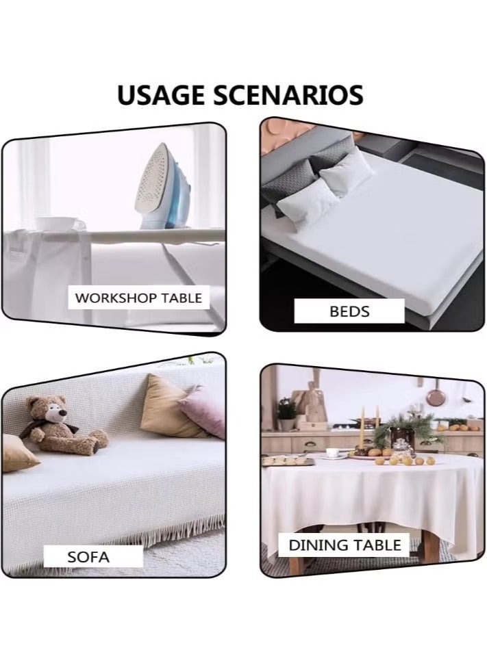 4PCS Bed Sheet Straps, Adjustable Elastic Fasteners with Metal Clips, Triangle Sheet Fasteners, Fitted Bed Sheet Holders for Bed, Mattress Cover, Fitted Bed Sheets, Sofa Cushion - Multiple Colors Available - Image 4