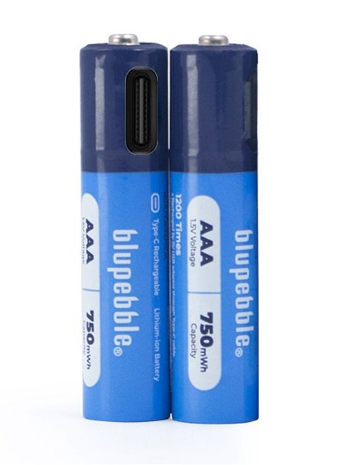 Blucell Type C AAA 500mAh Rechargeable Batteries