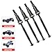 POLANTA 45 Steel CVD Driveshaft Front Rear Drive Shafts Set for ARRMA 118 Granite GROM 114 Typhon GROM Upgrade PartsDrive Shaft Thickened Upgraded Version Black - Image 4
