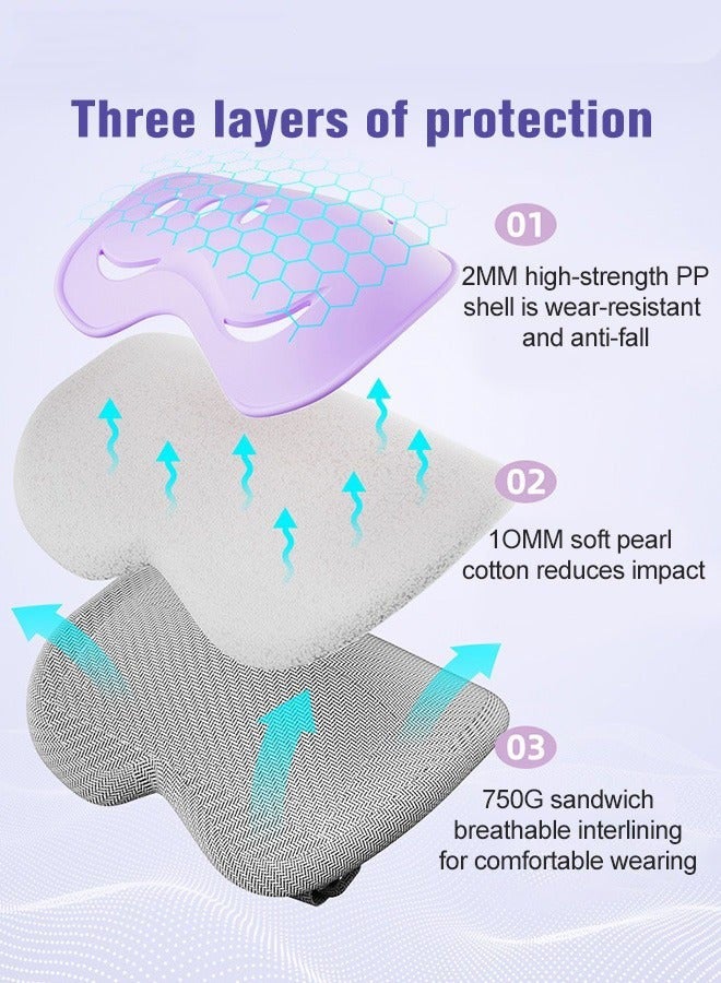 DURKU Adjustable Helmet and Pads Set for Kids - Sports Protective Gear with Adorable Pattern, Ideal for Activities like Cycling, Skateboard, Scooter, Roller Skating - Perfect Gift - Image 3