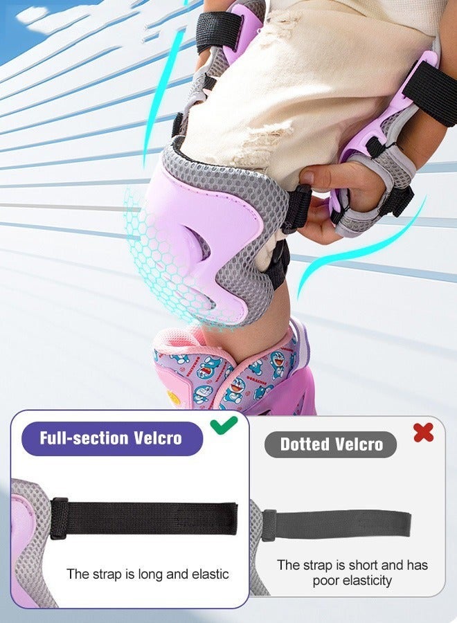 DURKU Adjustable Helmet and Pads Set for Kids - Sports Protective Gear with Adorable Pattern, Ideal for Activities like Cycling, Skateboard, Scooter, Roller Skating - Perfect Gift - Image 5