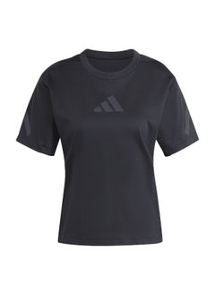 Adidas Adidas W Z.N.E. Tee Black Training T-Shirts For Women Xs  - Image 1